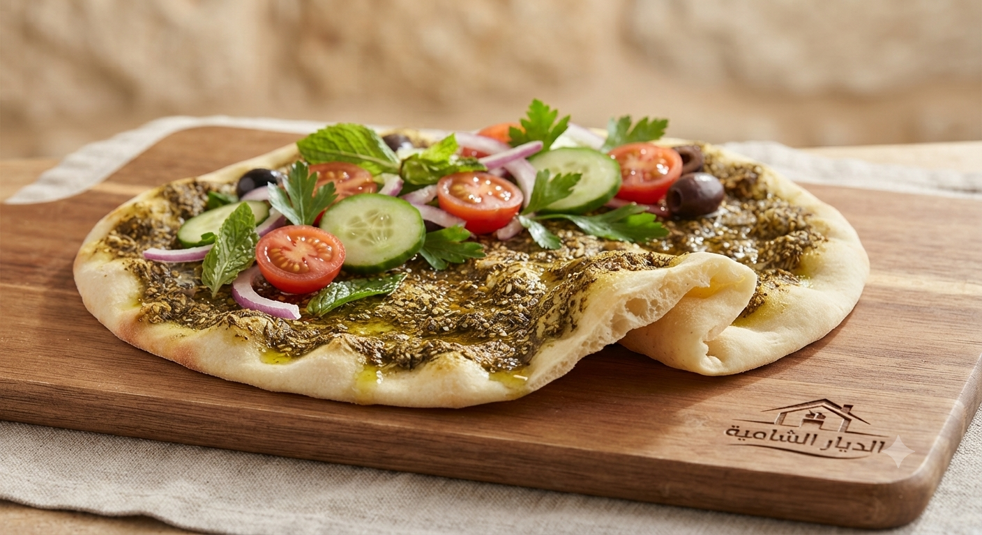 زعتر مع خضار