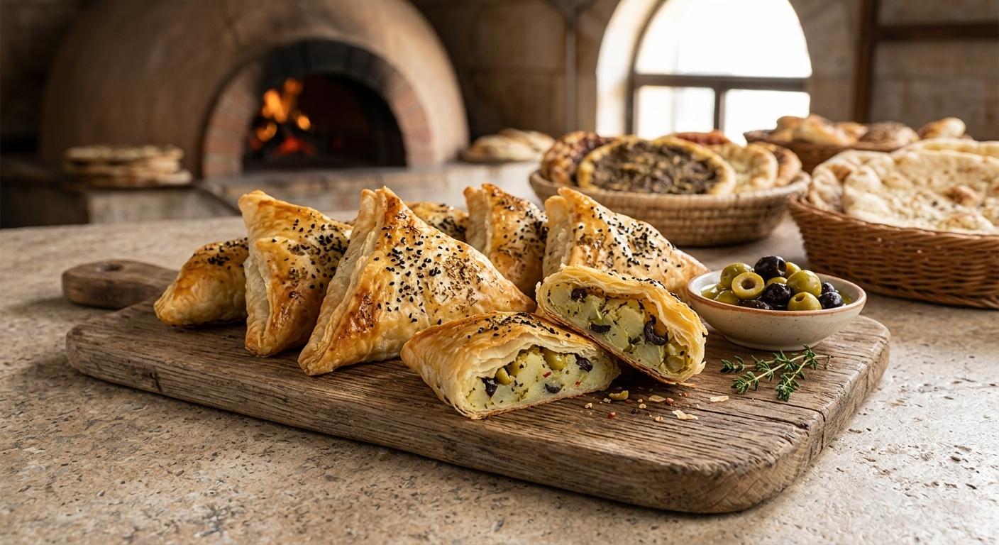 بطاطا مع زيتون