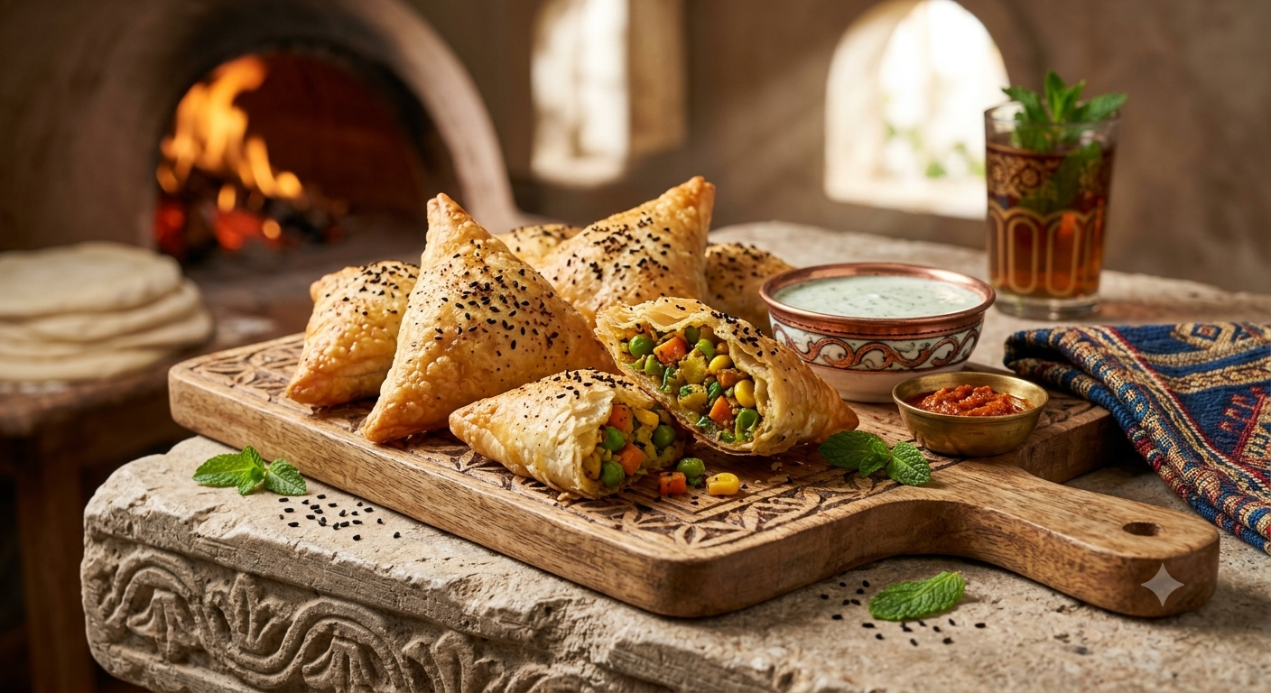 سمبوسك خضار